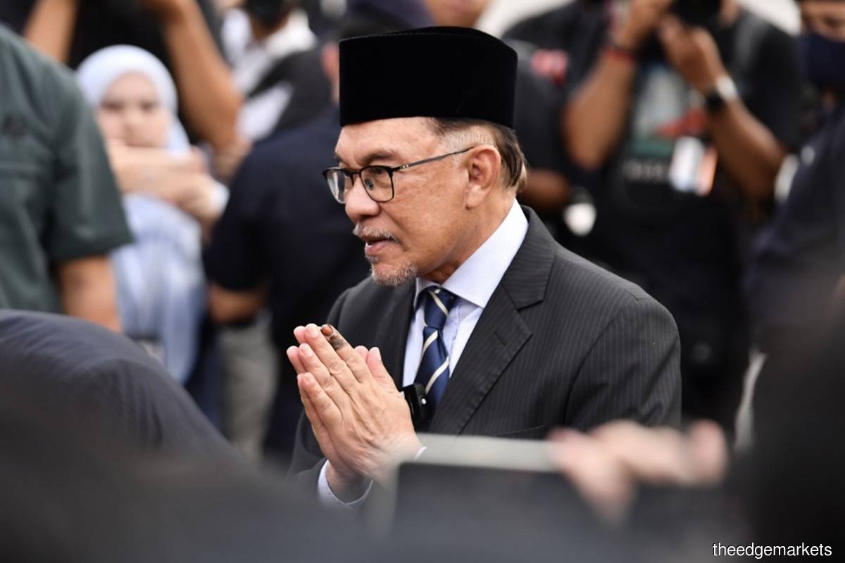 PM Datuk Seri Anwar Ibrahim (Photo by Sam Fong/The Edge)